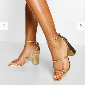 Gold Mule Heel size 7